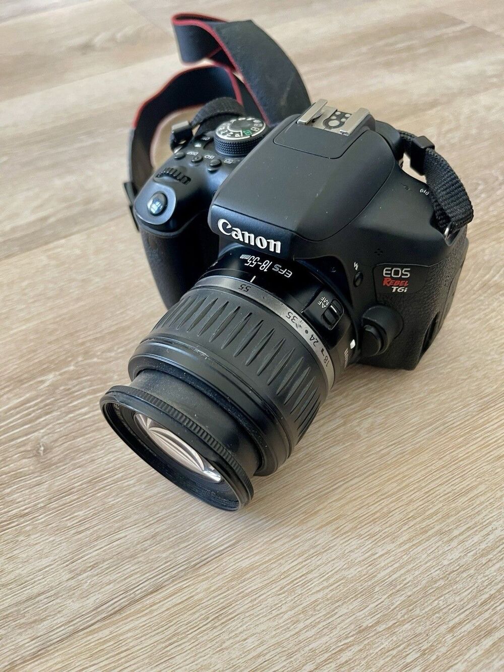 Canon EOS T6i 24.2MP Digital SLR Camera, 18-55mm f/3.5-5.6 IS STM - Picture 3 of 16